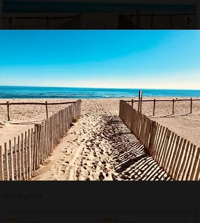 6 Couchages Privatif, Acces Direct Mer, Piscine Ferienhaus Le Barcarès